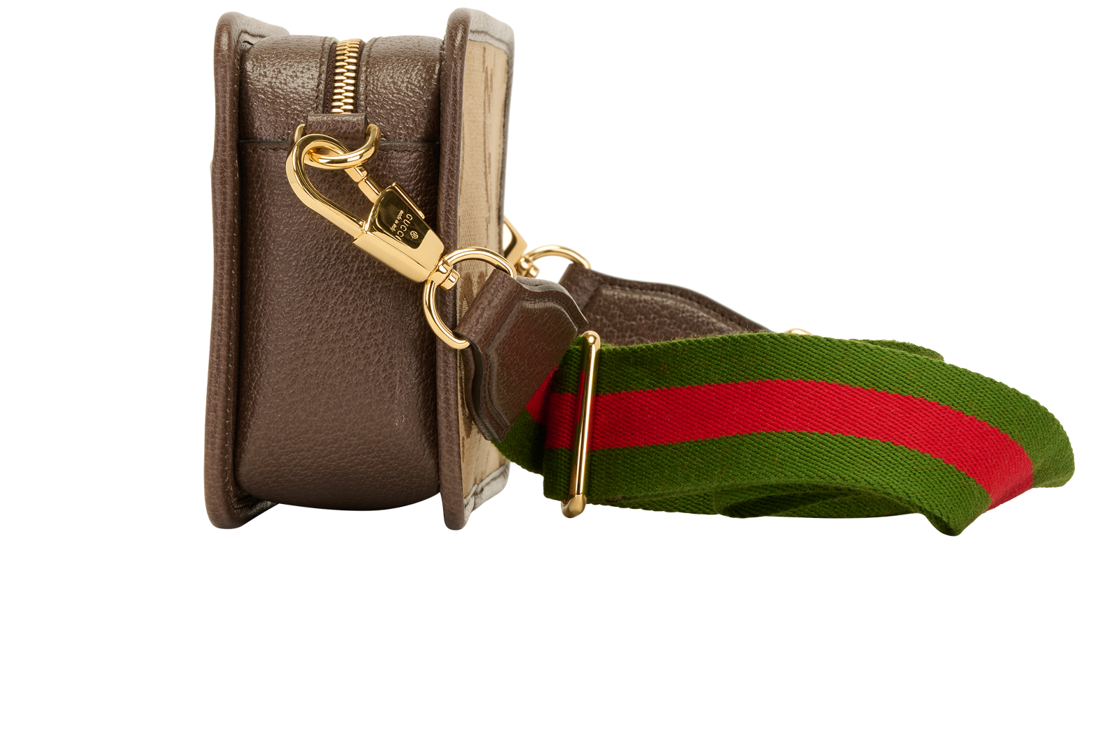 Mini Bag, &pound;850, Handbags, Beige/Brown, Canvas, Bottom view